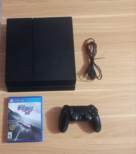 Ps4 Fat 500g Control (negro) Y Un Juego(need For Speed)