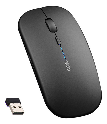 Mouse Bluetooth Com Display Energia Sem Fio Recarregável E