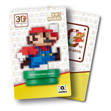 Tarjeta Nfc Amiibo Mario 8-bits Modern 30th Aniversario