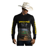 Camisa Agro Brk Vaquejada Rodeio Com Proteção Solar Uv50+