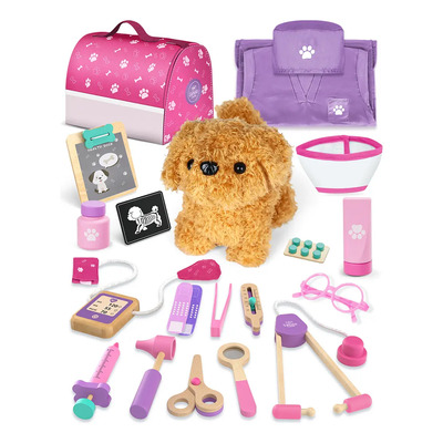 Kit para el cuidado de mascotas Lehoo Castle Veterinario de Juguete Médico | Meses sin interés