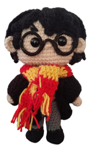 100%crochet,amigurumi,peluche,adorno,muñeco Harry Potter