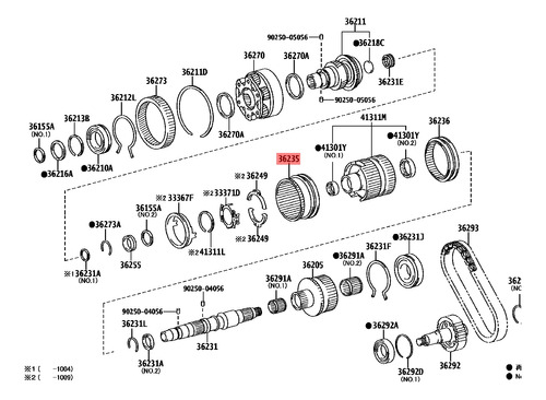 Sleever Del Transfer Original Toyota Roraima Tundra Sequoia  Foto 3