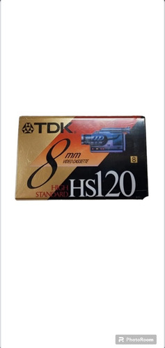 Cinta 8mm Para Videocámara Tdk Hs120 Sellado Nuevo Colección