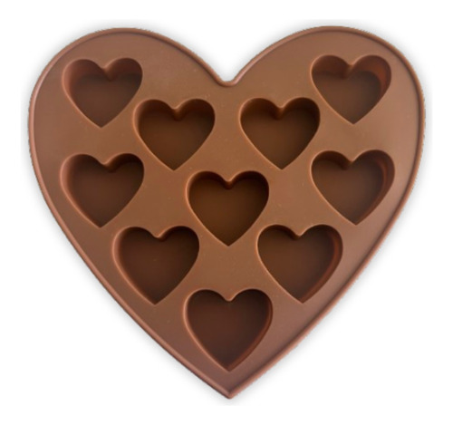 Molde Silicona Reposteria Hielo Chocolate Corazón Enamorados