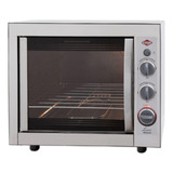 Forno Elétrico Layr Luxo 46l Inox Temperado Espelhado 127v