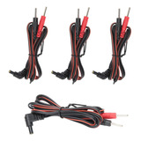 4 Cables Repuesto Tens Ems Electrodos Terapia Alta Calidad