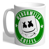 Taza De Plastico Marshmello Cofee Personalizada #2