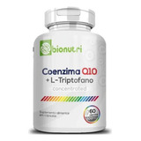 1uni Coenzima Q10 + L Triptofano Ubiquinol Puro 500mg 60cáp