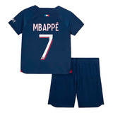 Jersey Mbappe #7 Infantil Local 10-12 Años Psg 2023/2024