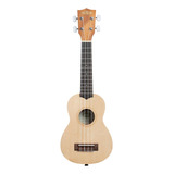 Ukulele Soprano De Caoba Satinado Con Tapa De Abeto Ka-15s-s