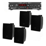 Som Ambiente Receiver Bt Ths1000 + 4 Caixa C321p Jbl 120 Rms