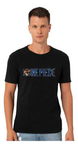 Camisa Camiseta One Piece Série Algodão Pima Peruano Premium