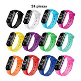 Reloj Led Digital Táctil Unisex Mayoreo De 24 Piezas