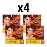 Pack 4x Protector Solar Labial  Reflexsol Cocoa Lips Fps 40