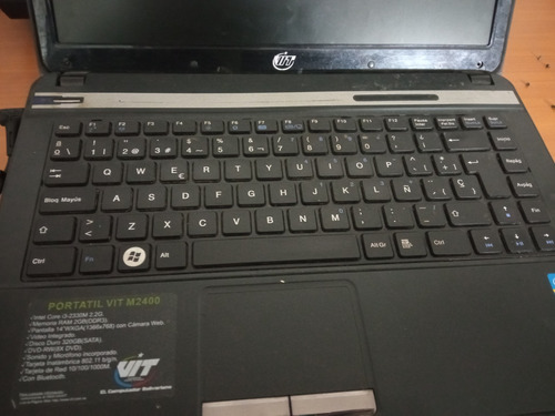 Notebook Vit M2400 Core I3 4gb Ram 320gb Disco Duro 