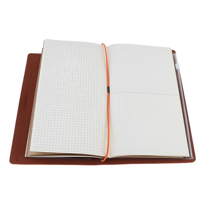 Cuaderno Retro Naranja Cuaderno De Escritura De Diario Para