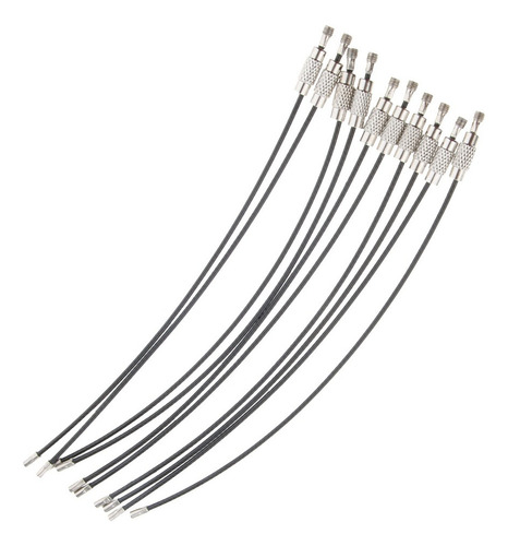 10 Piezas Cables De Llavero Alambre Llaveros Alambre