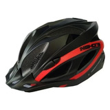 Capacete Ciclista High One Win Preto/vermelho Tam G