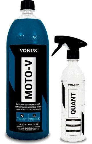 Moto-v 1,5l Shampoo Pré Lavagem + Quant Diluidor Vonixx