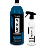 Moto-v 1,5l Shampoo Pré Lavagem + Quant Diluidor Vonixx