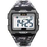 Reloj Hombre Deportivo Digital Militar, Talla Grande 50mm