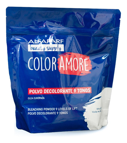 Decolorante En Polvo 9 Tonos Color Amore 500gr 