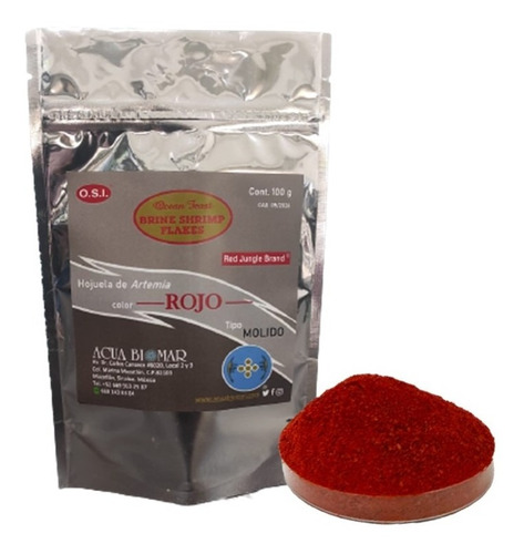 Hojuela De Artemia Molido Red P/peces Pequeños Osi Eua 50g