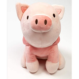 Mini So So, Peluche De Cerdito Sentado Con Capucha De Conejo