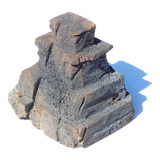 Pirámide Antigua En Piedra Natural Accesorios Pecera Acuario