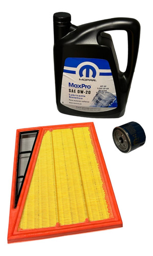 Kit 2 Filtros Aire Aceite + Aceite 0w20 X 4l Mopar Mopar