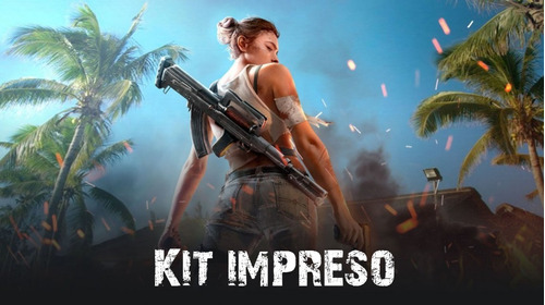 Free Fire  Kit Impreso Para 20 Niños Personalizado