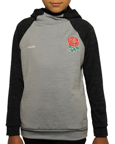 Buzo Deportivo Con Capucha Niño Rugby England T 8 10 12 14