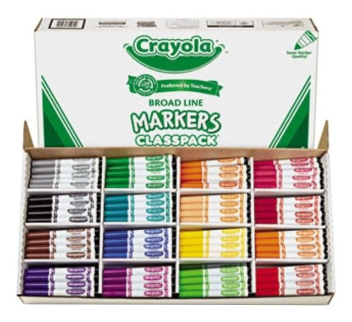 Crayola Marcadores No Lavables 256pzas