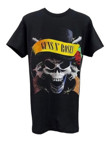 Playera Guns And Roses - Smily Skull