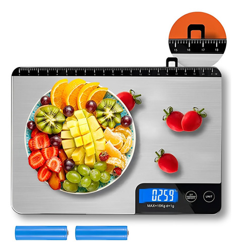 Balanza De Cocina Digital Con Pantalla Lcd 1g-15kg