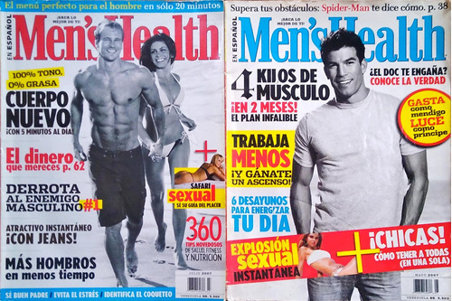 Revistas Mens Health Colección 21 Pzas Usadas Buen Estado