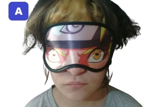 Antifaz Mascara De Naruto Anime Cosplay Para Dormir Y Viajar