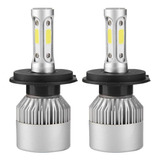 Kit De Faros Led H7 Auto Luz Alta Y Baja La Lupa Focos 2pcs