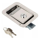 Set Chapa Con Llave Acero Inox Carro Arrastre Casa Rodante