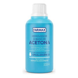 Acetona Removedor De Esmalte Hidratante Farmax 100ml