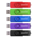 Deekoo 5 Unidades De Memoria Usb 2.0 De 8 Gb Memorias Usb 2.