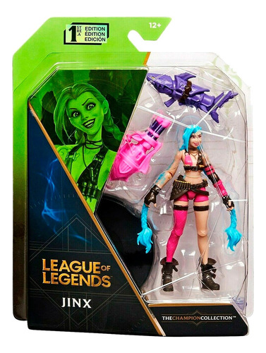 Lol League Of Legends Jinx Accesorios Original Scarlet Kids