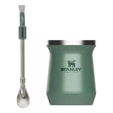 Set Stanley | Mate Verde + Bombilla Spoon Verde | Original