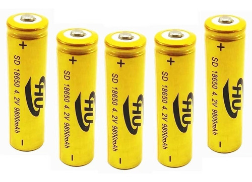 2 Baterias Recarregável 18650 8800mah 4.2v Lanterna Tática