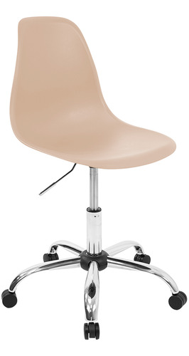 Cadeira De Escritório Eames Giratória Rodízio Fendi