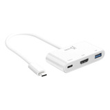 Usb-c To Hdmi & Usb 3.0 Con Power Delivery