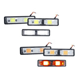 Par Faros Barra 30 Led Chip Cob Plasma 2 Paneles Estrobo