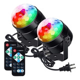 2 X Disco Stage Lights, Rotating Magic Ball