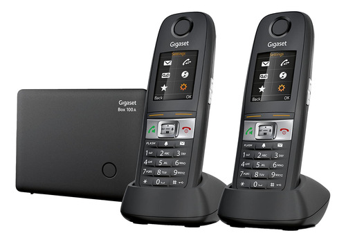 Gigaset E630a Duo - Telefono Fijo Duradero Con Contestador,